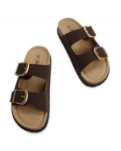 Ash-63 2-Buckle Sandal Brown