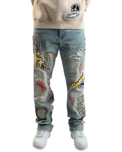 TRUE RELIGION Chief Keef BW x TR Joey Stacked Jeans 108784 TRUE RELIGION Chief Keef BW x TR Joey Stacked Jeans 108784