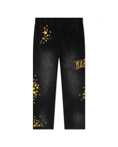 Galaxy Arc Open Bottom Sweatpants  Pirate Black