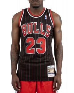 Shop Mitchell & Ness Chicago Bulls Dennis Rodman 1995-1996 Alternate  Swingman Jersey SMJYGS18150-CBUBLCK95DRD black
