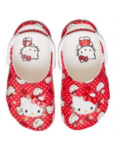 Toddler Hello Kitty Red Classic Clog Red
