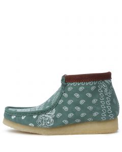 Wallabee Boot Green paisley