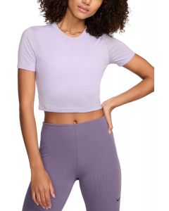 Sportswear Essential Slim Cropped T-Shirt Violet Mist/White