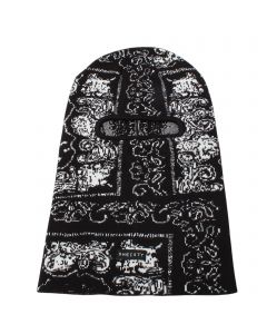 PAISLEY PATCHWORK MASK Black