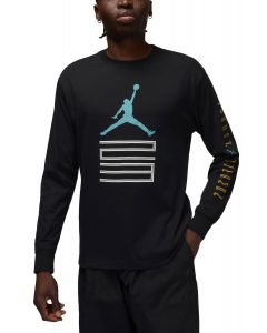  Brooklyn  AJ11 Graphic Long-Sleeve T-Shirt Black