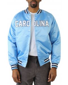 North Carolina Lightweight Satin Jacket Light Blue