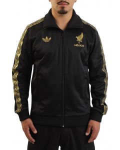 Mexico Gold Track Top Black