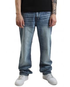 Ricky Wrapped Horseshoe Straight Jean  Cascade Blue