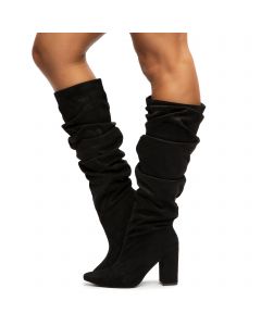 Moncia-03 High Heel Boots Black