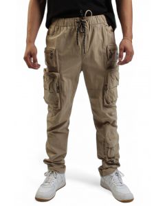 SMOKE RISE Stacked Nylon Cargo Pant WP23586SK-BLK - Shiekh SMOKE RISE Stacked Nylon Cargo Pant WP23586SK-BLK - Shiekh