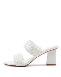 Lasting-20 Low Heel Sandals White