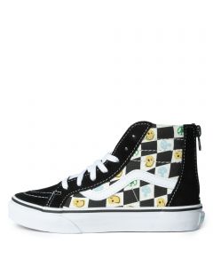 Sk8-Hi Melted Check Black/Multi-Color