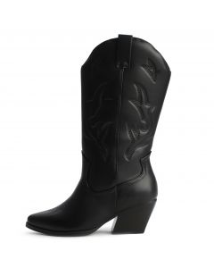 Vilage Western Boot  Black
