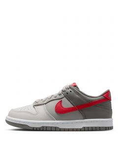 Grade-School Nike Dunk Low Cobblestone/University Red-Soft Grey