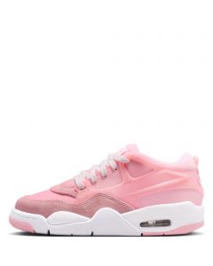 Grade-School Air Jordan 4 RM Med Soft Pink/Pearl Pink-White