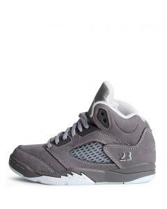 Pre-School Air Jordan 5 Retro Wolf Grey  Lt Graphite/White-Wolf Grey
