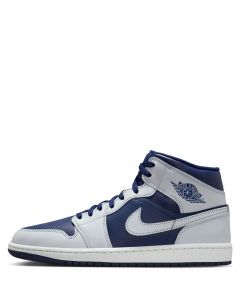 Air Jordan 1 Mid Blue Void/Pure Platinum-Summit White