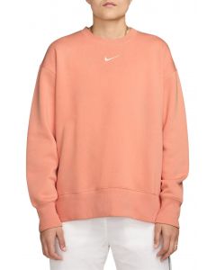  Phoenix Fleece Oversized Crew-Neck Sweatshirt Apricot Agate/Sail