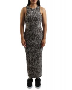 ADIDAS Leopard V-Neck Maxi Dress JW2773 - Shiekh