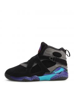 Pre-School Jordan 8 Retro "Aqua Black/Multi-Color-Multi-Color