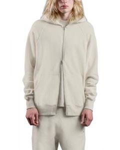 Primary Zip Through Hoodie - Bone White Bone