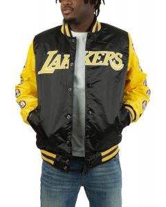 Los Angeles Lakers Champs 17 Patches Jacket Black