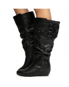 Satchel-01 Boots Black