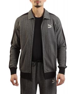 T7 TRACK JACKET PUMA Black/Alpine Snow