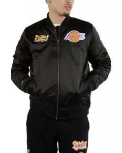 Los Angeles Lakers Starter Renegade Varsity Satin Full-Snap Jacket