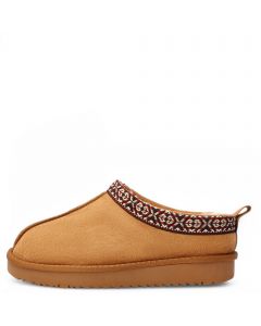 FD Simmon Clog Slide Tan