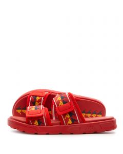 222 Banda Aster 3 Sandals Red-Yellow-Blue