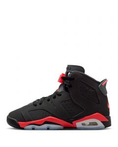 Grade-School Air Jordan 6 Retro "Infrared Salesman Black/Light Crimson