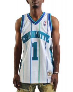 NBA Charlotte Hornets 1999 Baron Davis Swingman Jersey White