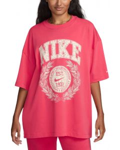 Essential Oversized T-Shirt Aster Pink/Pale Ivory