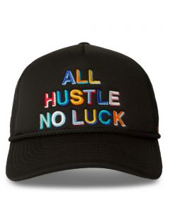 All Hustle Trucker Hat  Black
