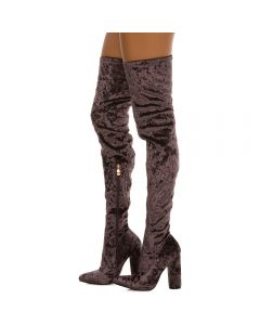 Cape robbin velvet boots hotsell
