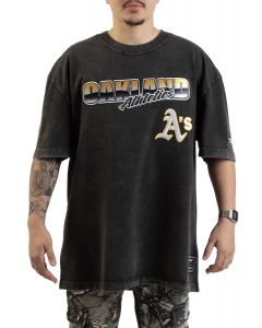 MLB Oakland Athletics Chrome T-Shirt  White/ Black