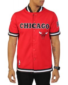 Chicago Bulls Warmup Jersery Red