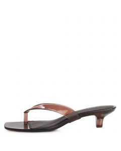 Romania-01 Heel Thong Sandal Black