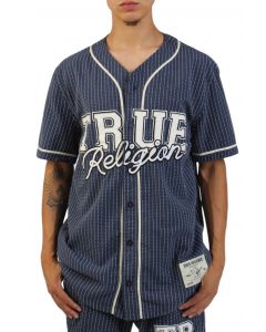 Big T Baseball Jersey  Pacific Blue