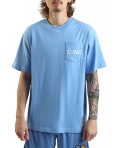 NCAA UNC Double Hit Pocket T-Shirt  Columbia Blue
