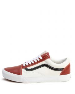 Old Skool White/Sport Red