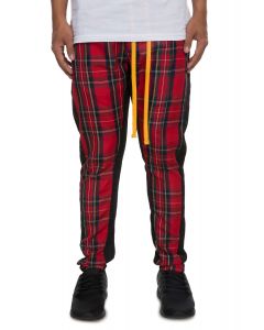 The Tartan Track Pants in Red Red