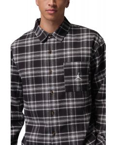 Brooklyn Graphic Flannel Black/Sail