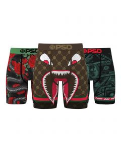  Lux Loot 3 Pack Boxer Briefs  Multi Color