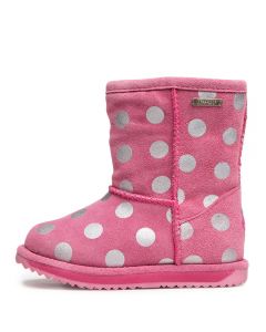 Emu Australia Grade School Spotty Brumby Boot Pink