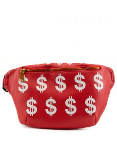 Money Fanny Pack Red