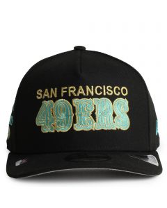 NFL San Francisco 49ers 9FIFTY Pre-Curved Snapback  Black
