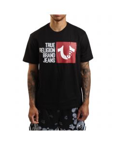TRUE RELIGION Tiger Heart T-Shirt 109341C-BLK - Shiekh