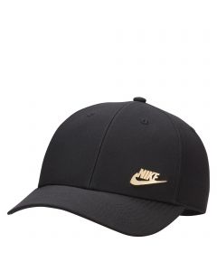 Dri-FIT Club Structured Metal Logo Cap Black/Metallic Gold